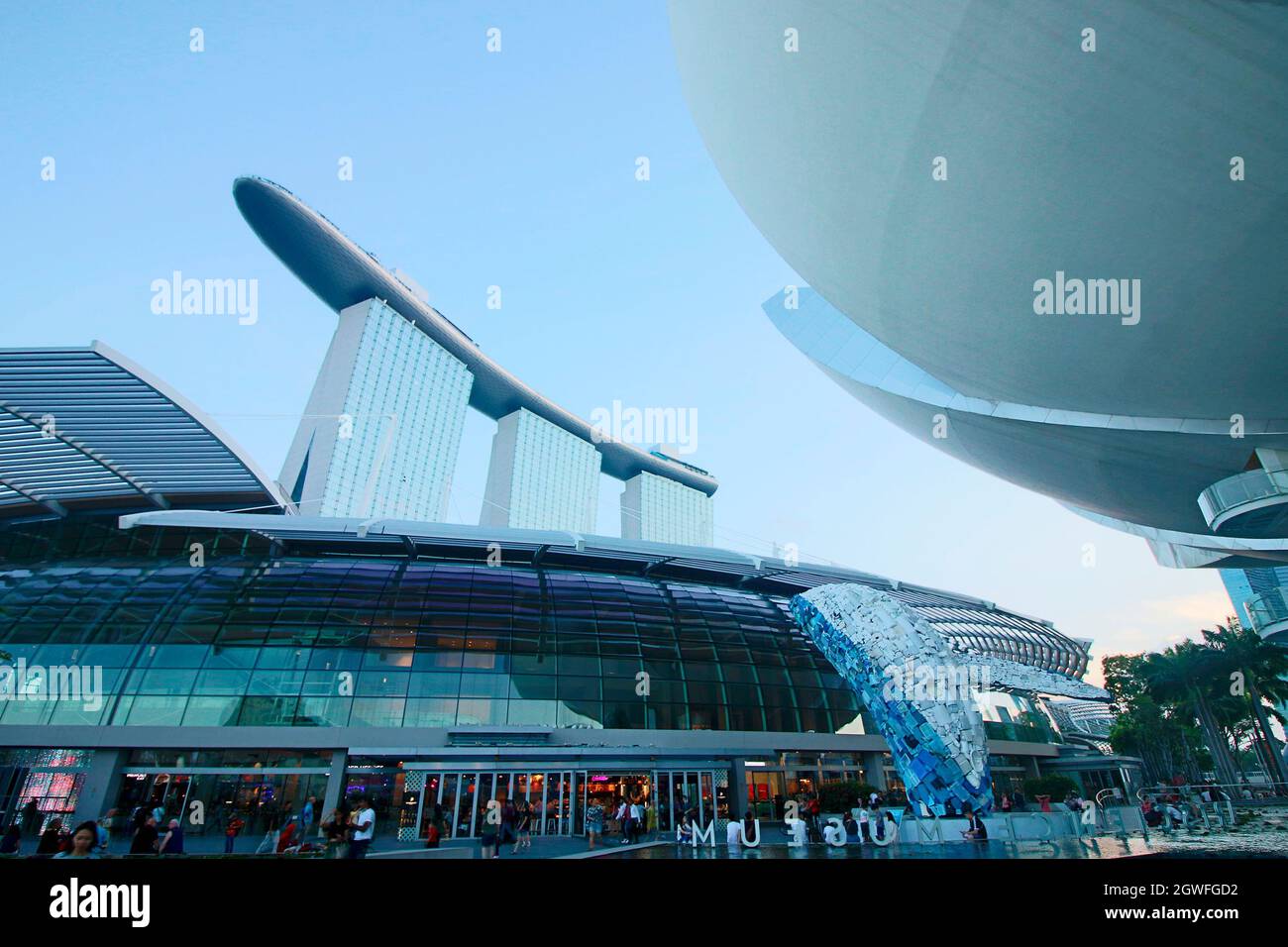 Musée de l'art et des sciences - Singapour Banque D'Images