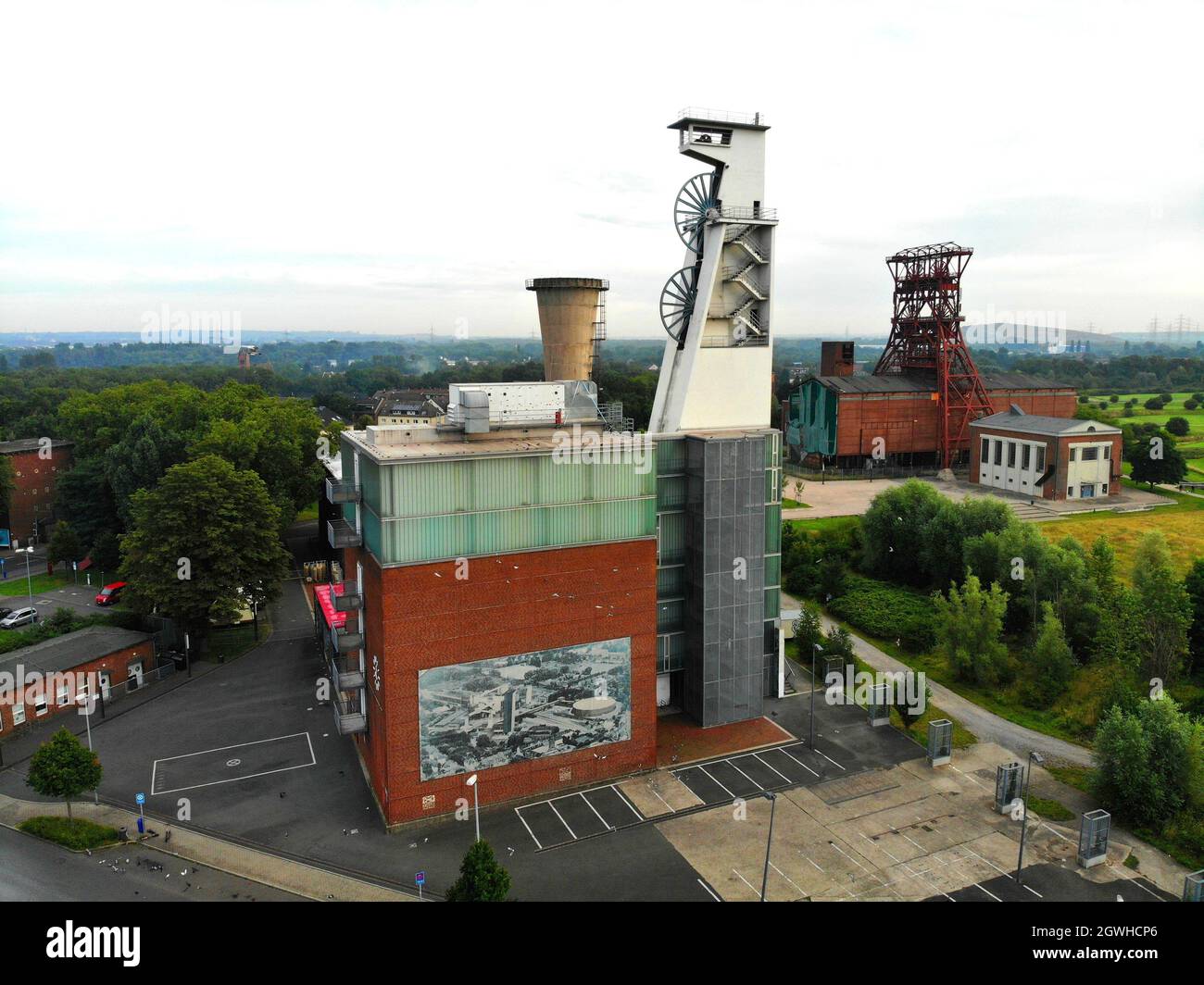 Zeche consolidation 3/4/9 à Gelsenkirchen Banque D'Images