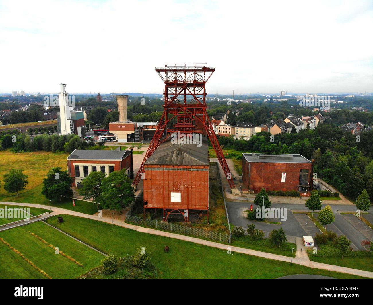 Zeche consolidation 3/4/9 à Gelsenkirchen Banque D'Images
