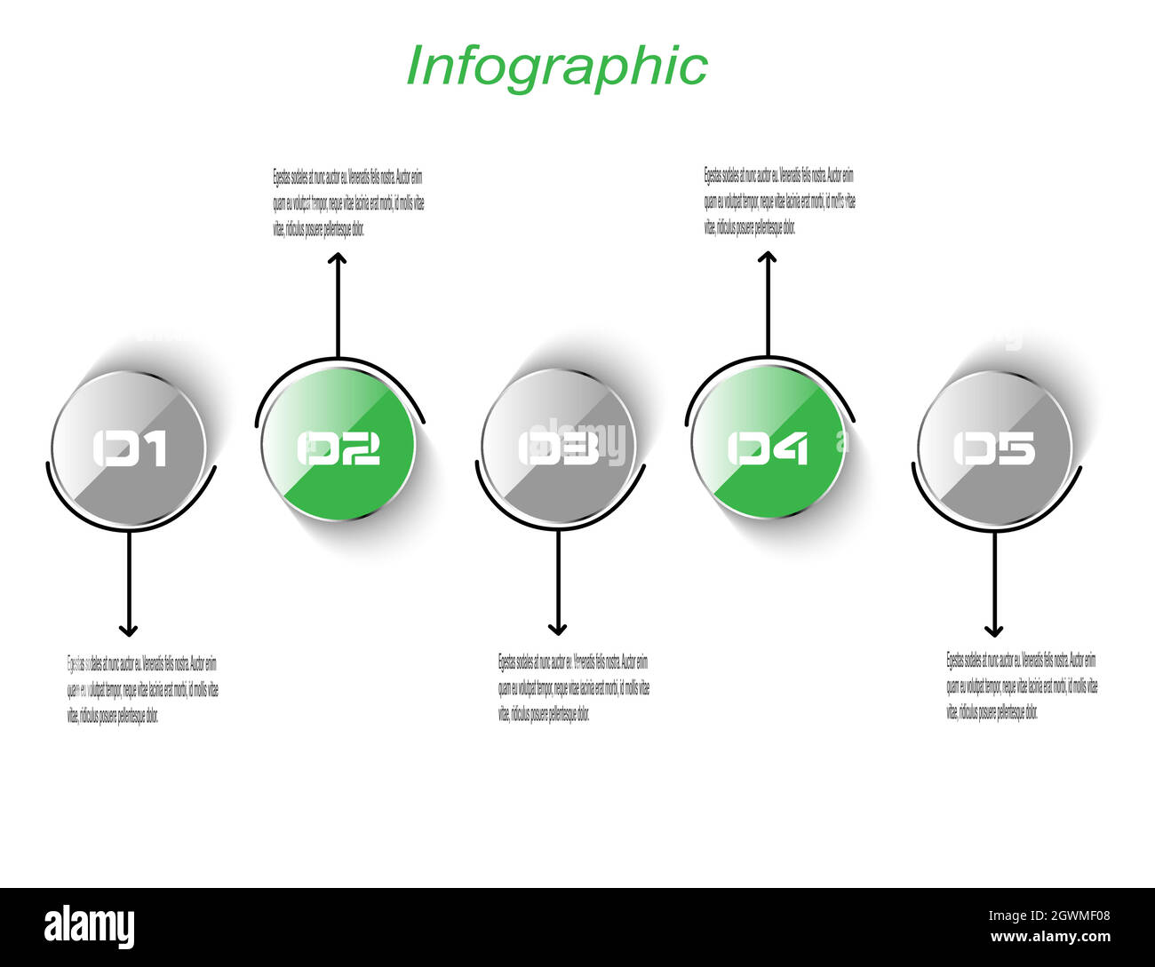 Modèle d'affichage de l'infographie. Idée d'afficher les informations, le classement et les statistiques. Illustration de Vecteur