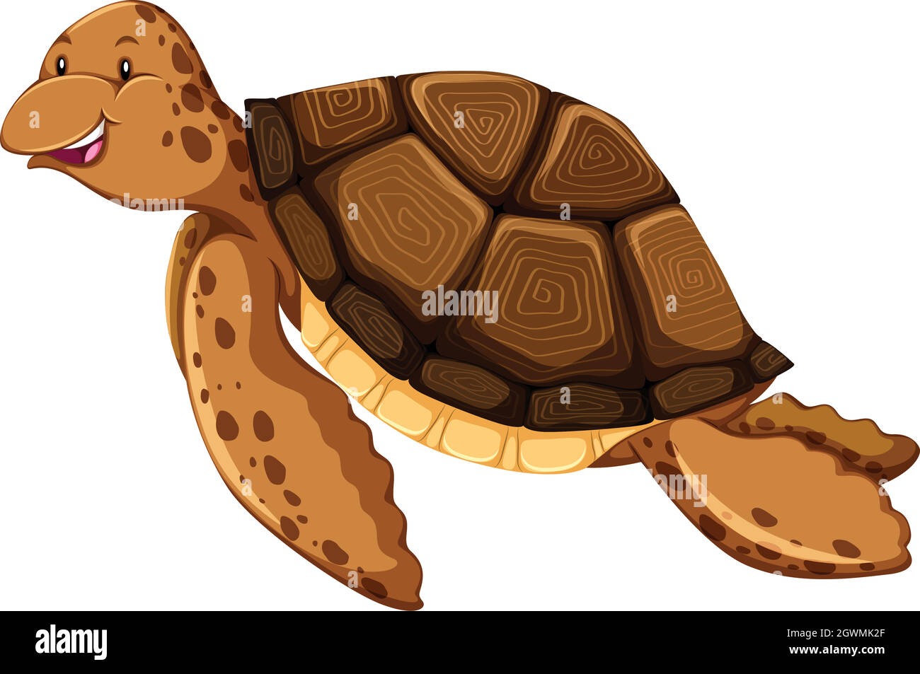 Tortue Illustration de Vecteur