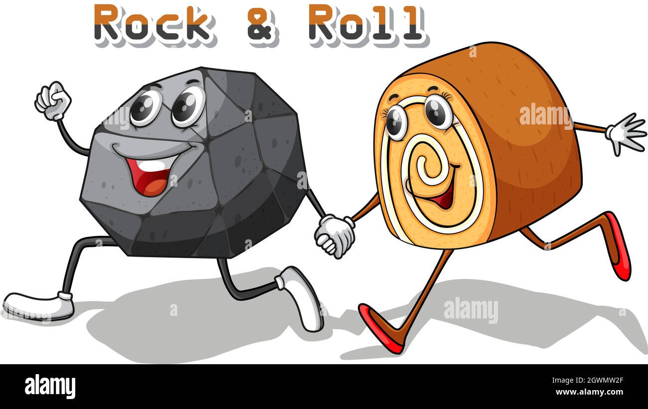 Rock and roll Illustration de Vecteur