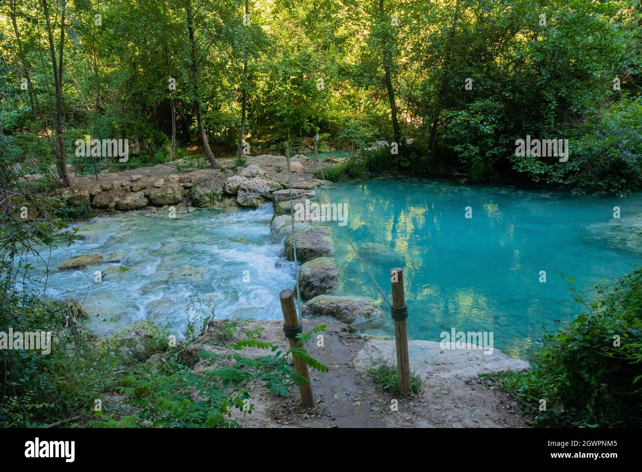 Parco fluviale dell'Elsa, Parc fluvial d'Elsa, Colle Val d'Elsa, Toscane Banque D'Images