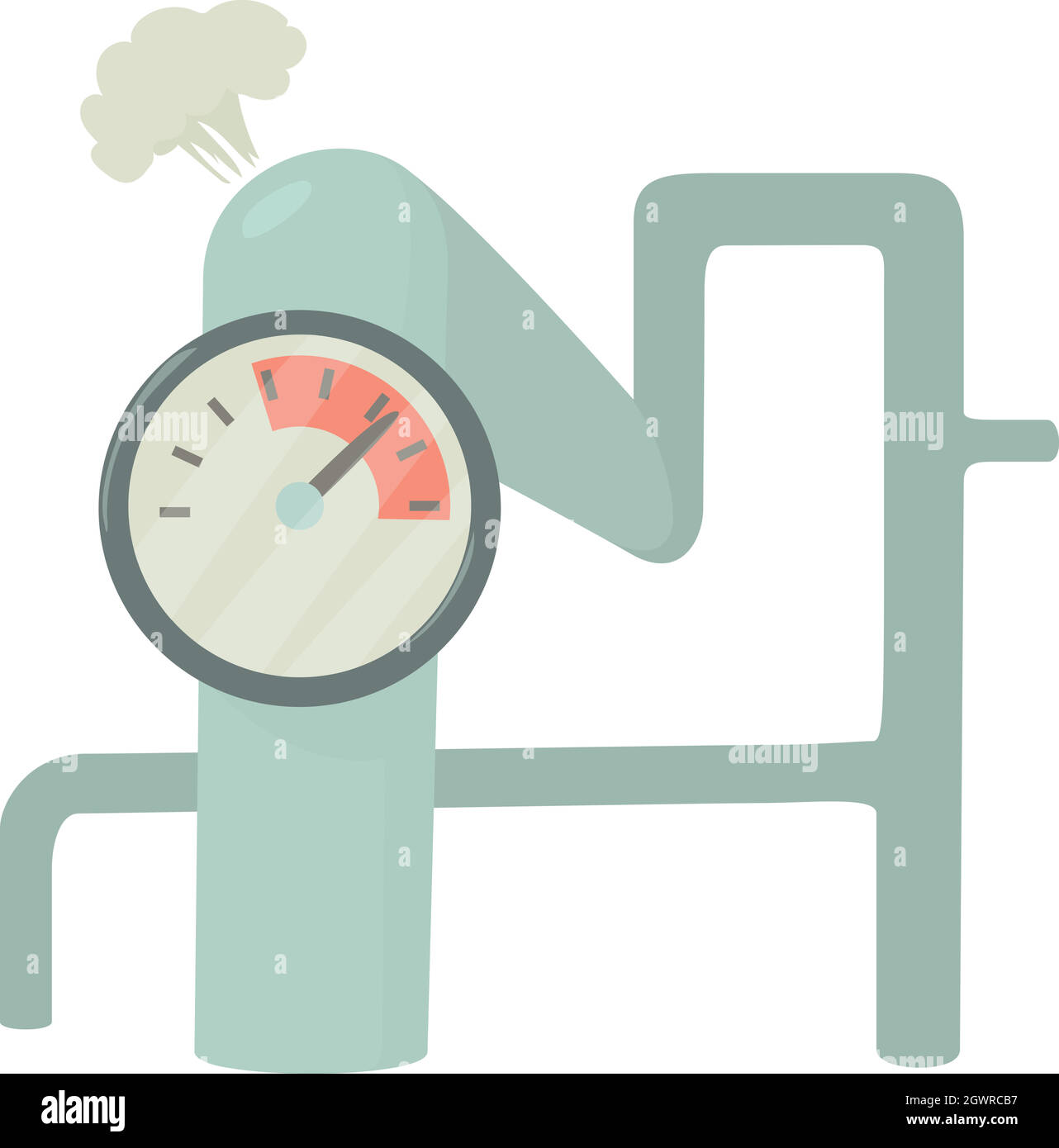 L'icône de l'indicateur, cartoon style Illustration de Vecteur