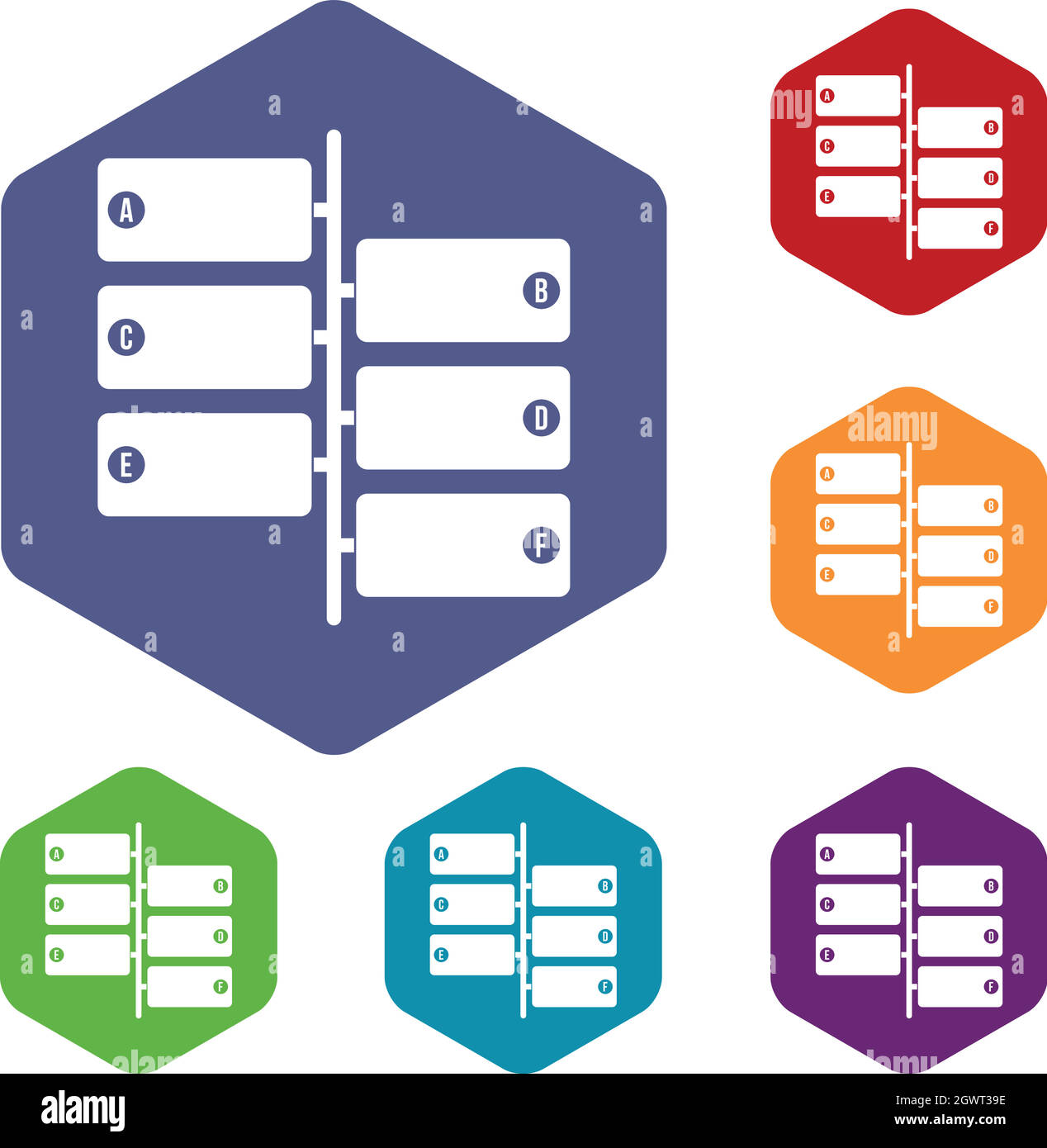 Infographie blocs sur panneau icons set Illustration de Vecteur