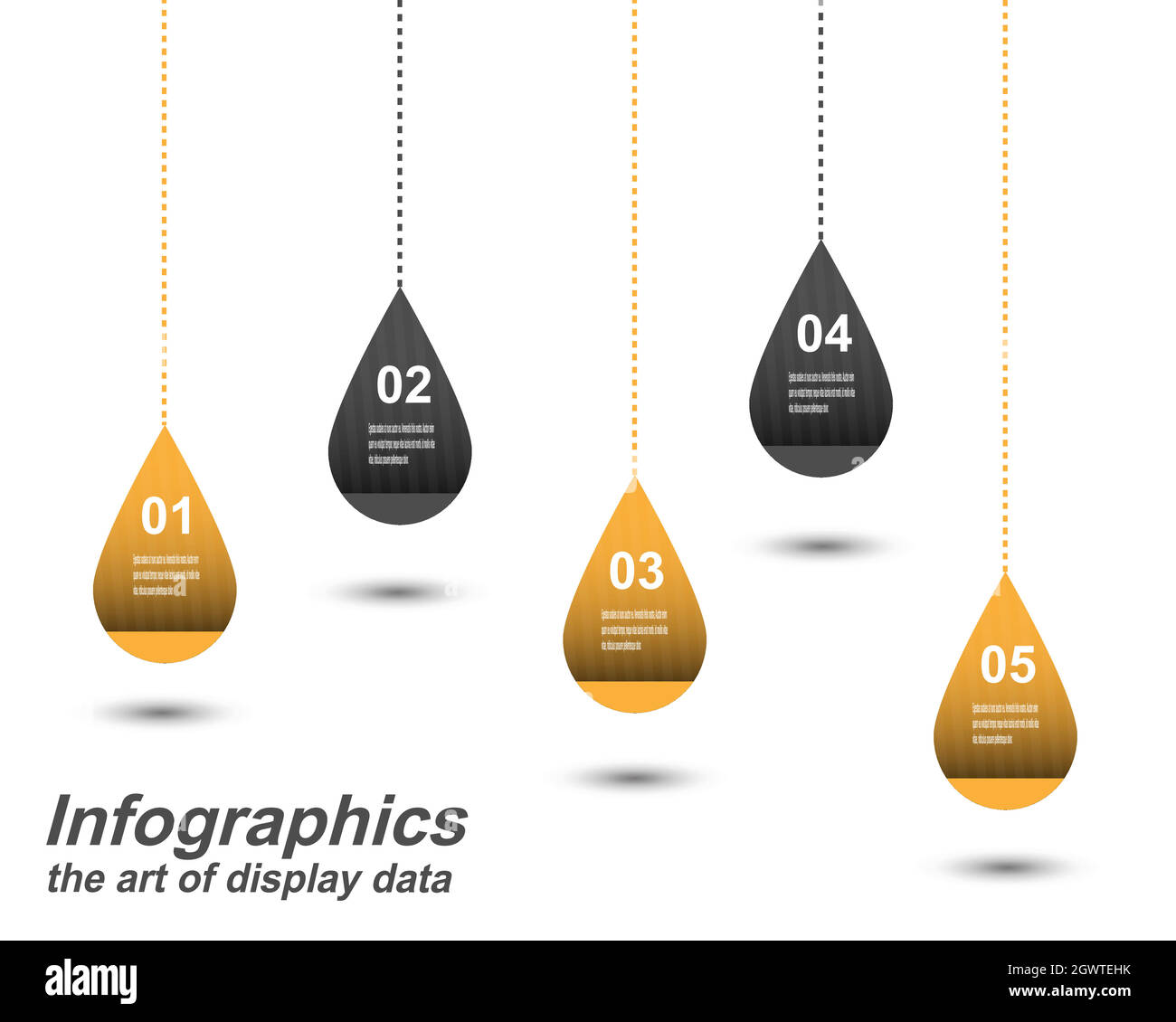 Modèle d'affichage de l'infographie. Idée d'afficher les informations, les classements et les statistiques. Illustration de Vecteur