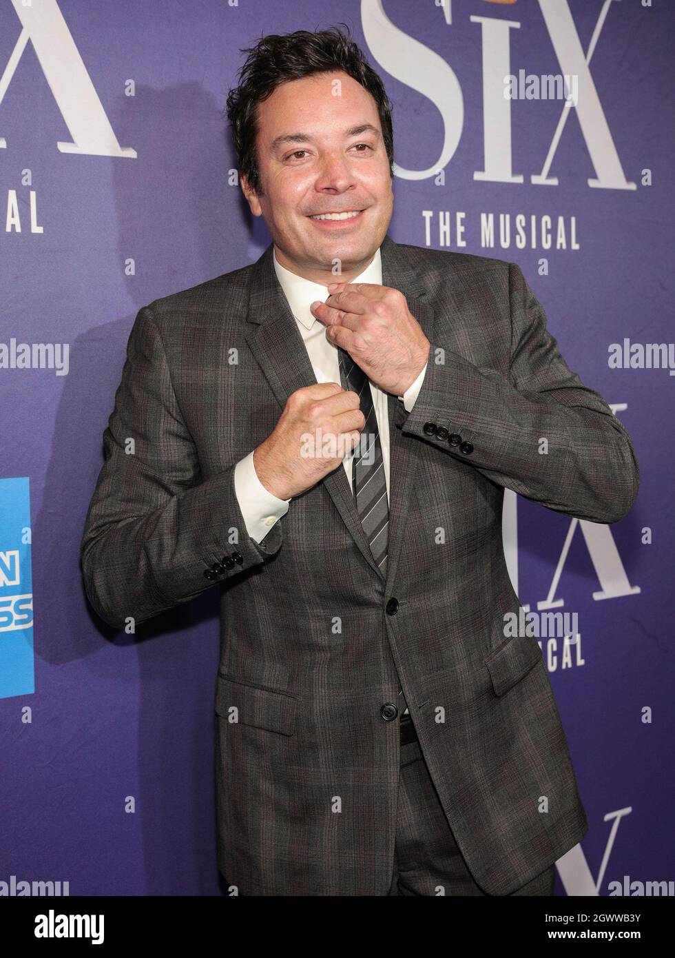 New York, NY, États-Unis. 3 octobre 2021. Jimmy Fallon aux arrivées pour SIX : LA SOIRÉE D'ouverture MUSICALE, Brooks Atkinson Theatre, New York, NY 3 octobre 2021. Crédit : CJ Rivera/Everett Collection/Alay Live News Banque D'Images