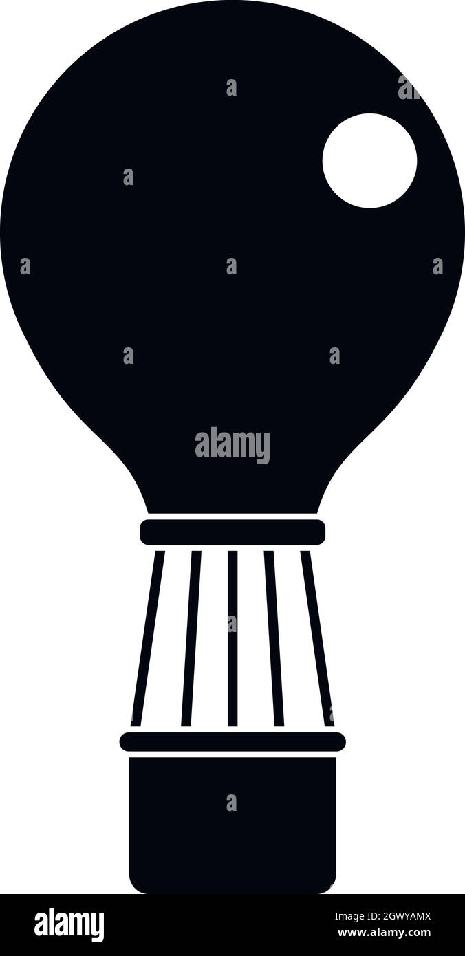 Icône de l'aérostat, le style simple Illustration de Vecteur Icône de l'aérostat, le style simple Illustration de Vecteur