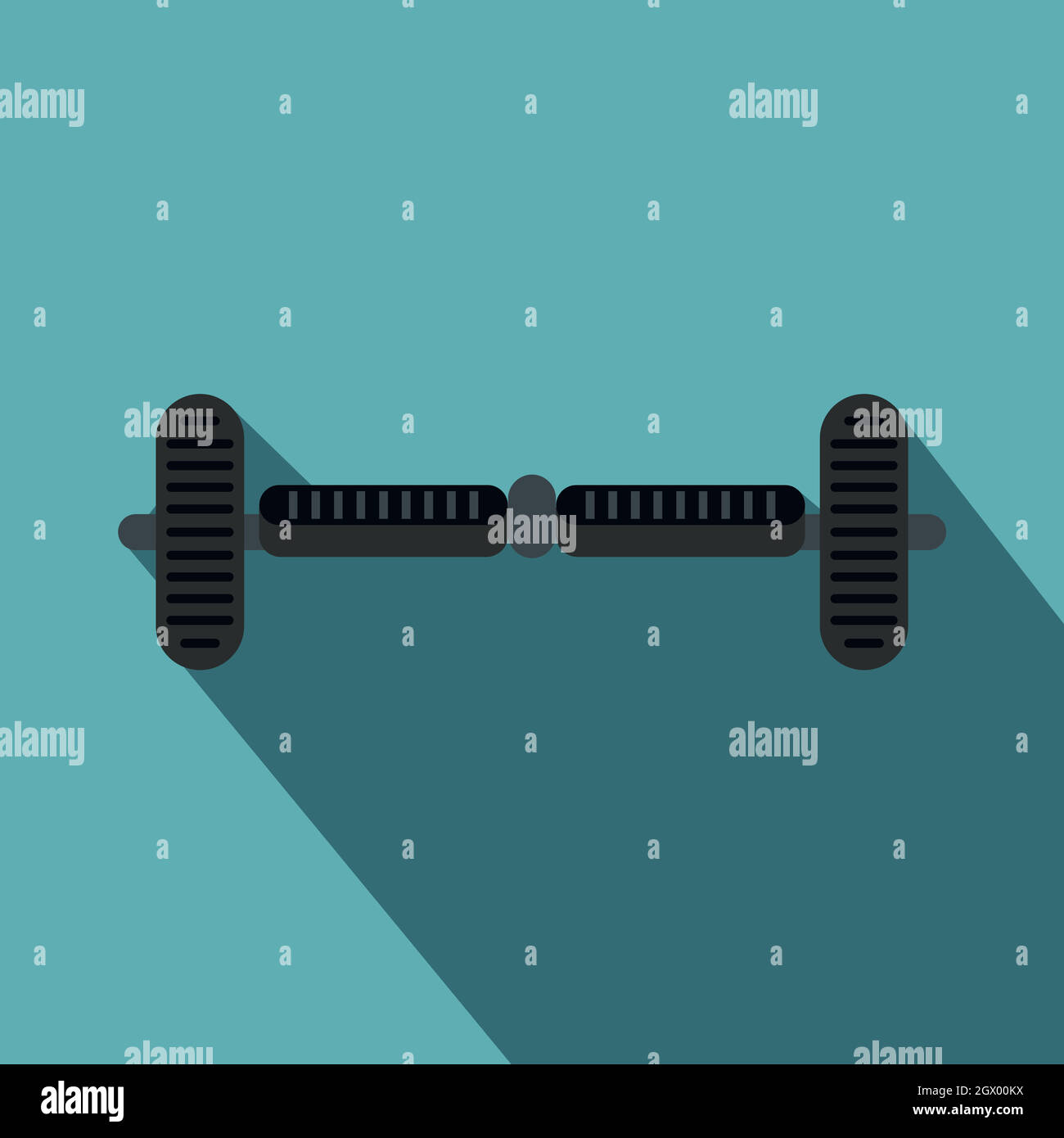 Scooter smart noir, icône de style plat Illustration de Vecteur