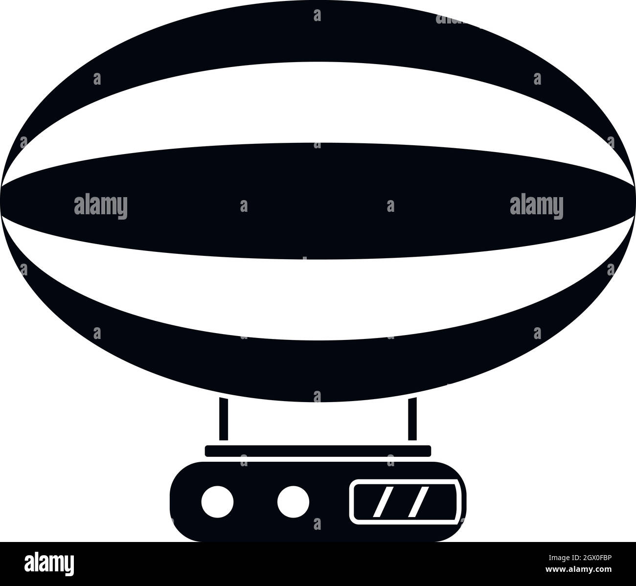 Les transports aériens, l'icône de style simple. Illustration de Vecteur