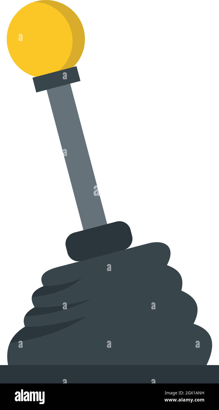 L'icône de transmission automobile, style plat Illustration de Vecteur