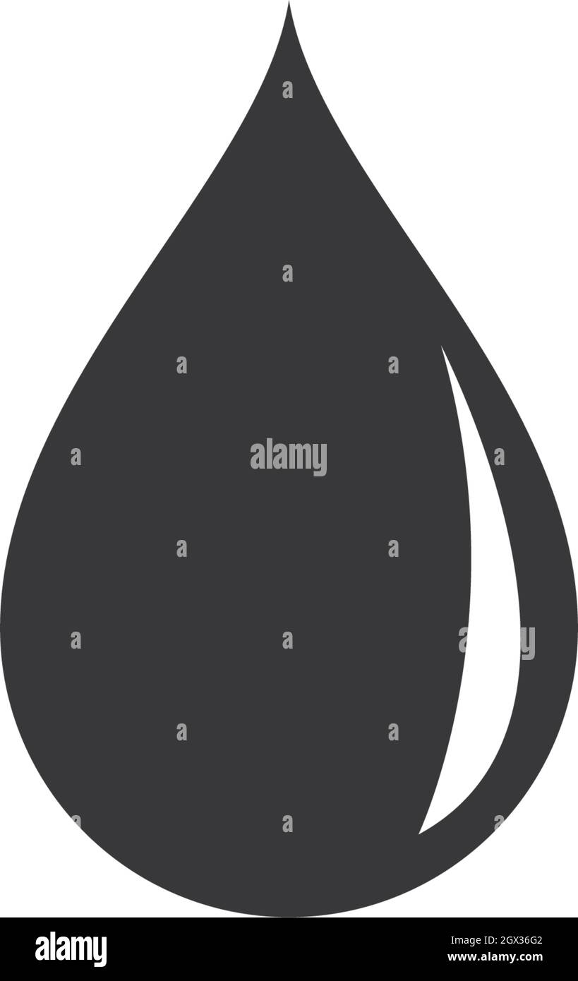 Goutte d'eau Modèle Logo vector illustration design Illustration de Vecteur