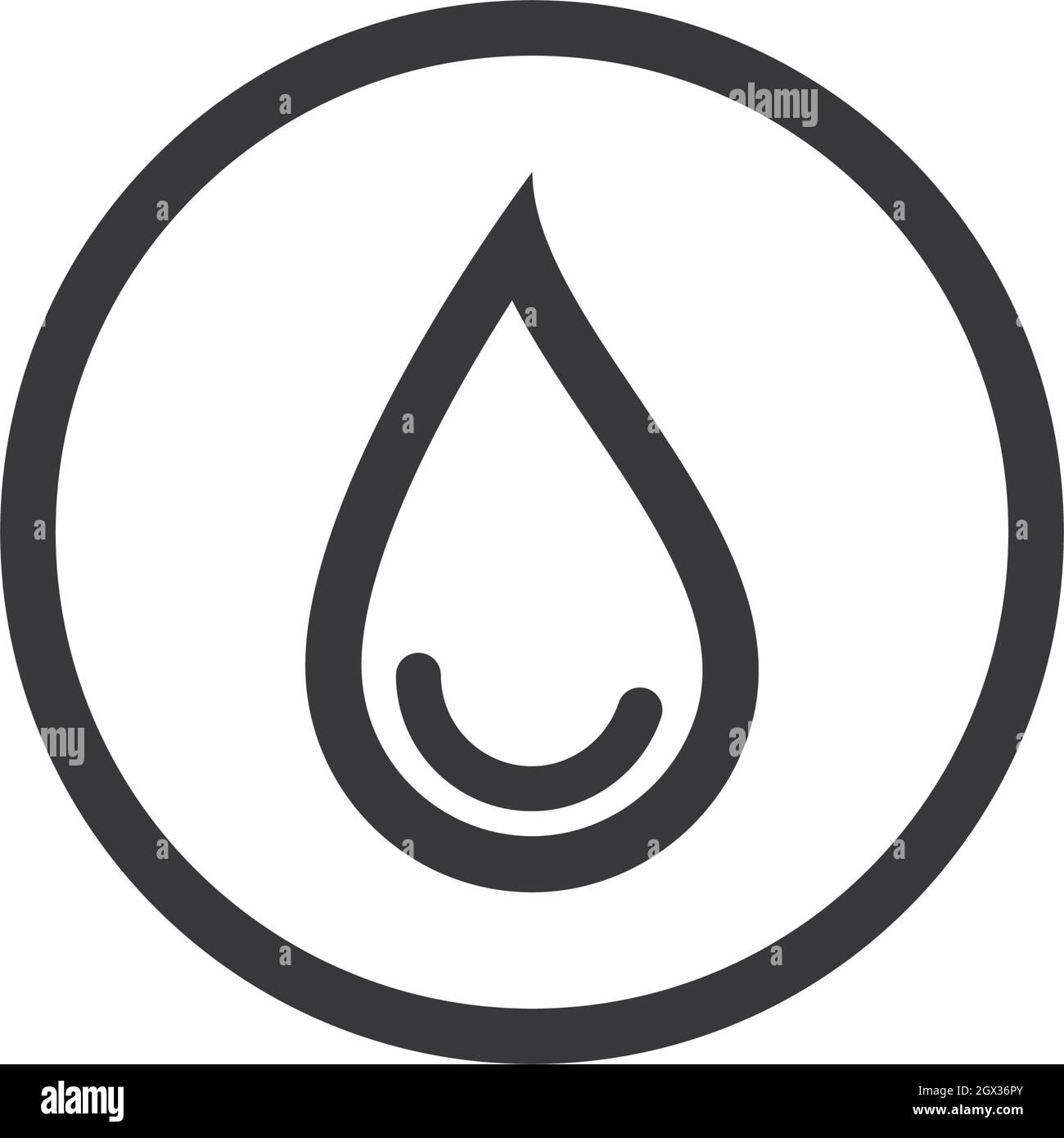Goutte d'eau Modèle Logo vector illustration design Illustration de Vecteur