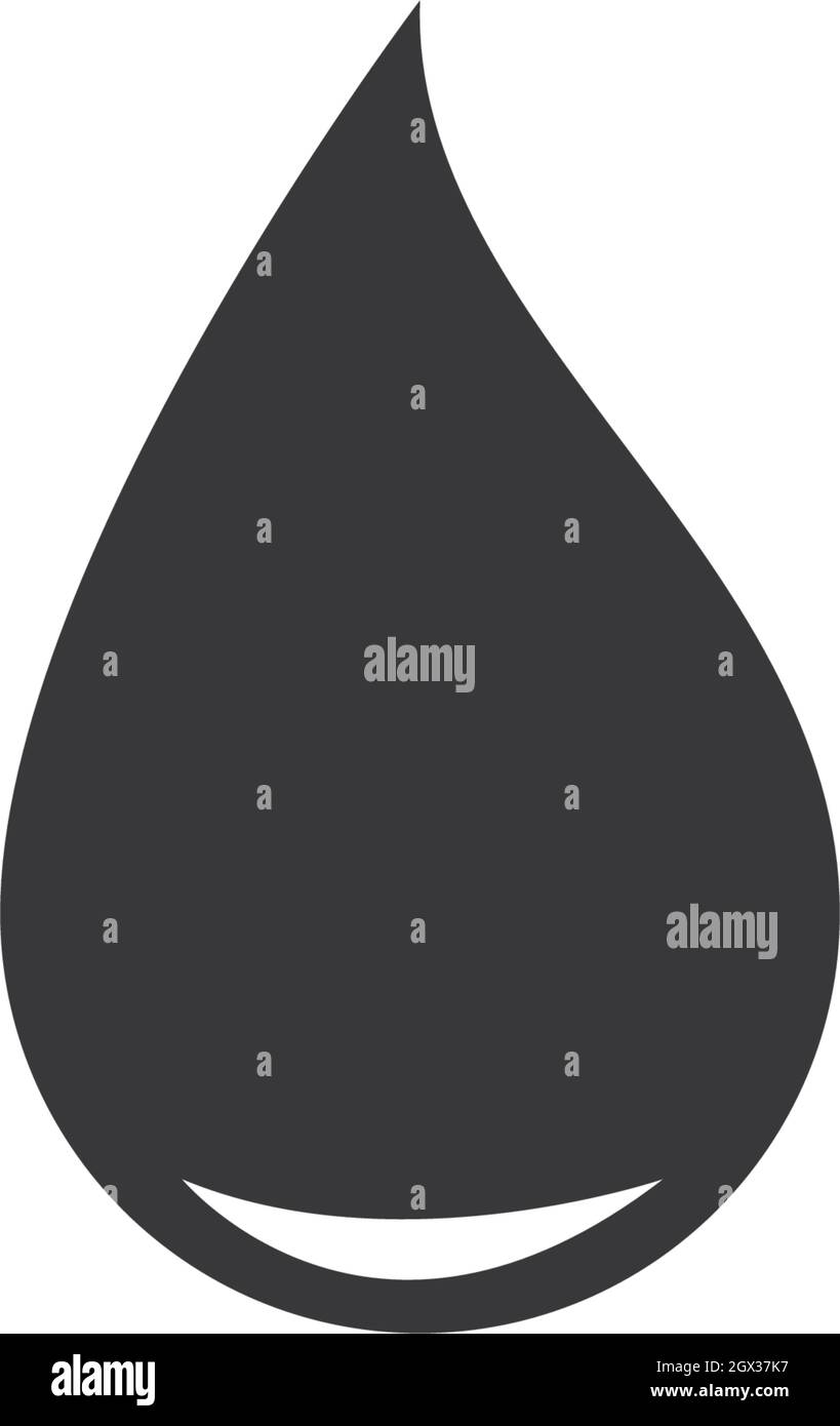 Goutte d'eau Modèle Logo vector illustration design Illustration de Vecteur