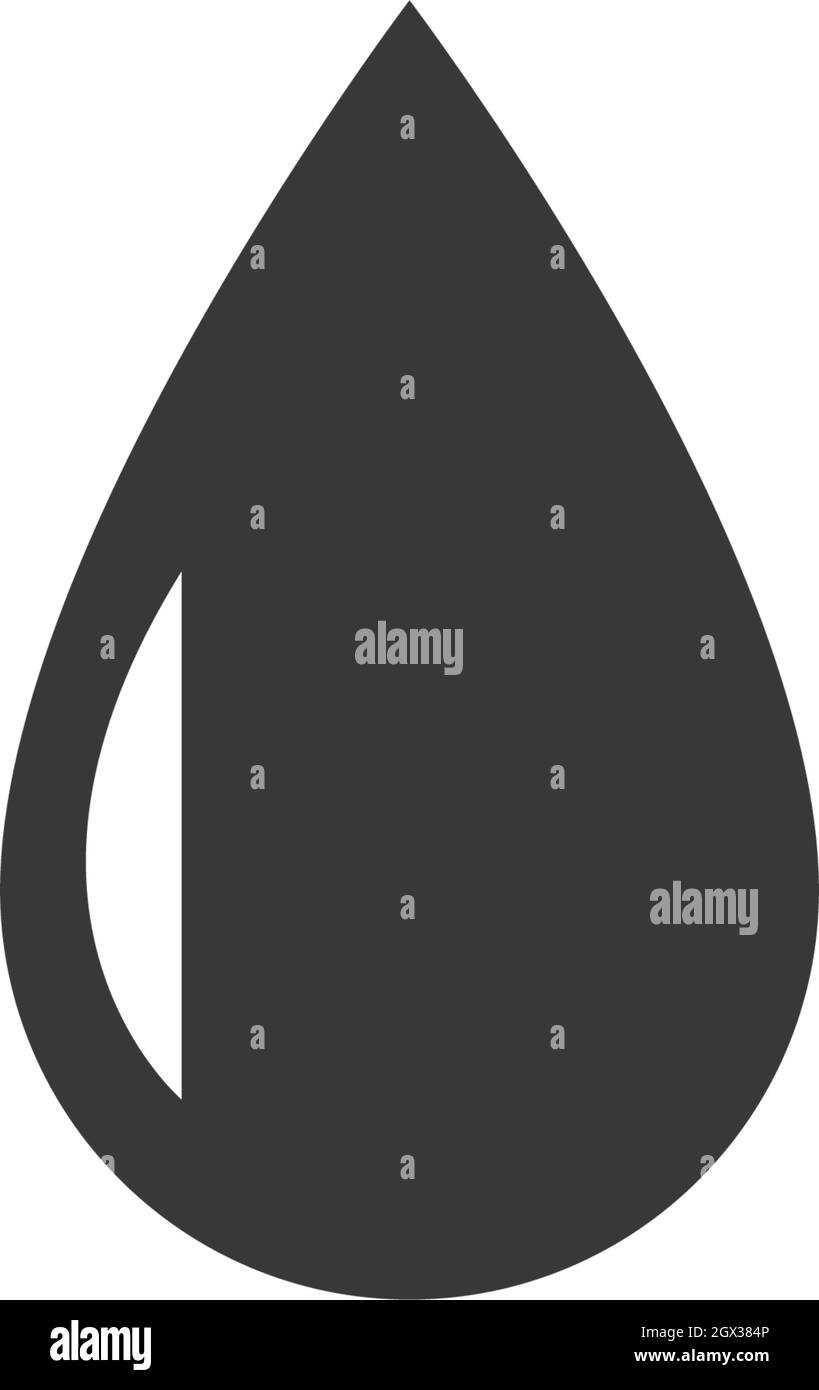 Goutte d'eau Modèle Logo vector illustration design Illustration de Vecteur