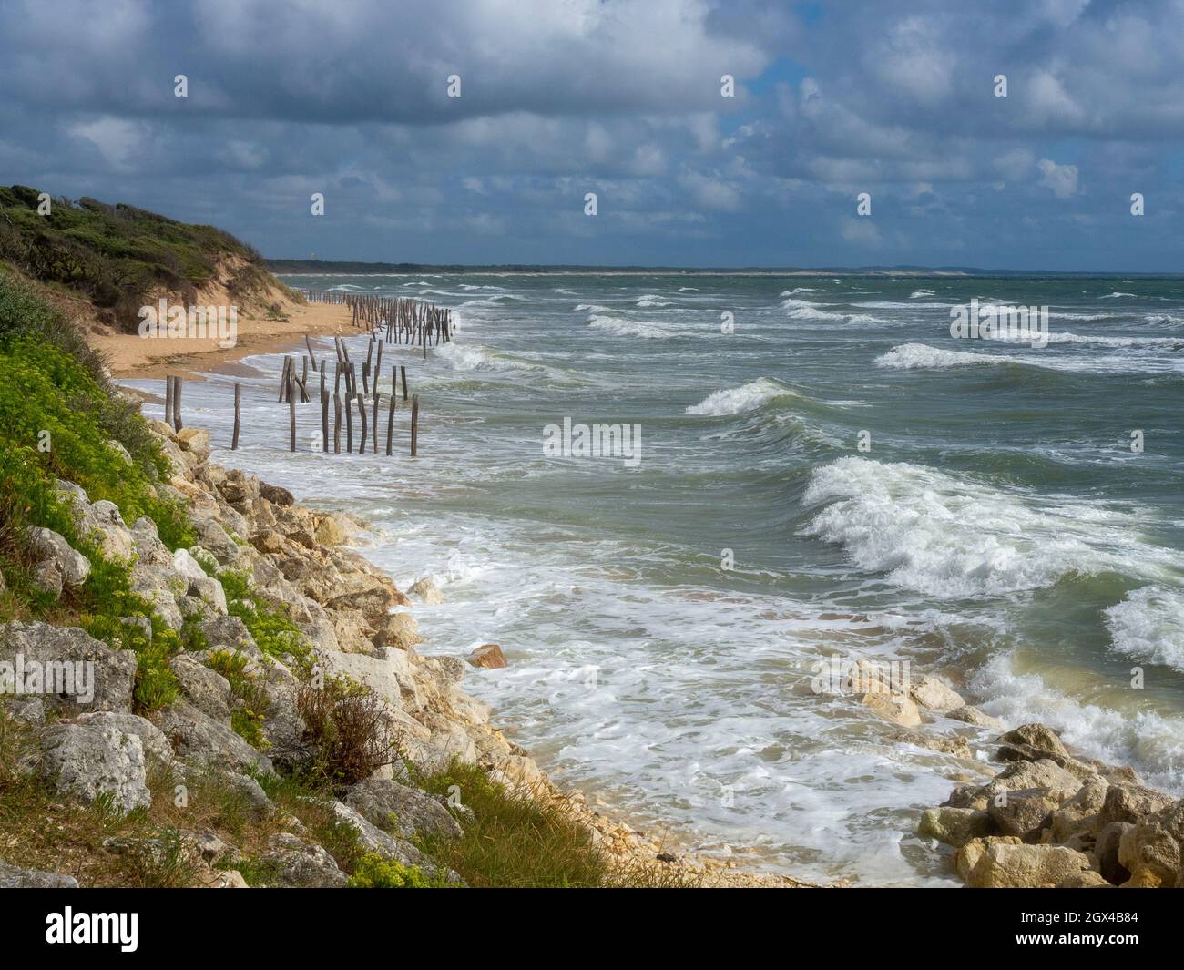 L'cuisine, côte ouest de l'île d'Oléron, France, Banque D'Images