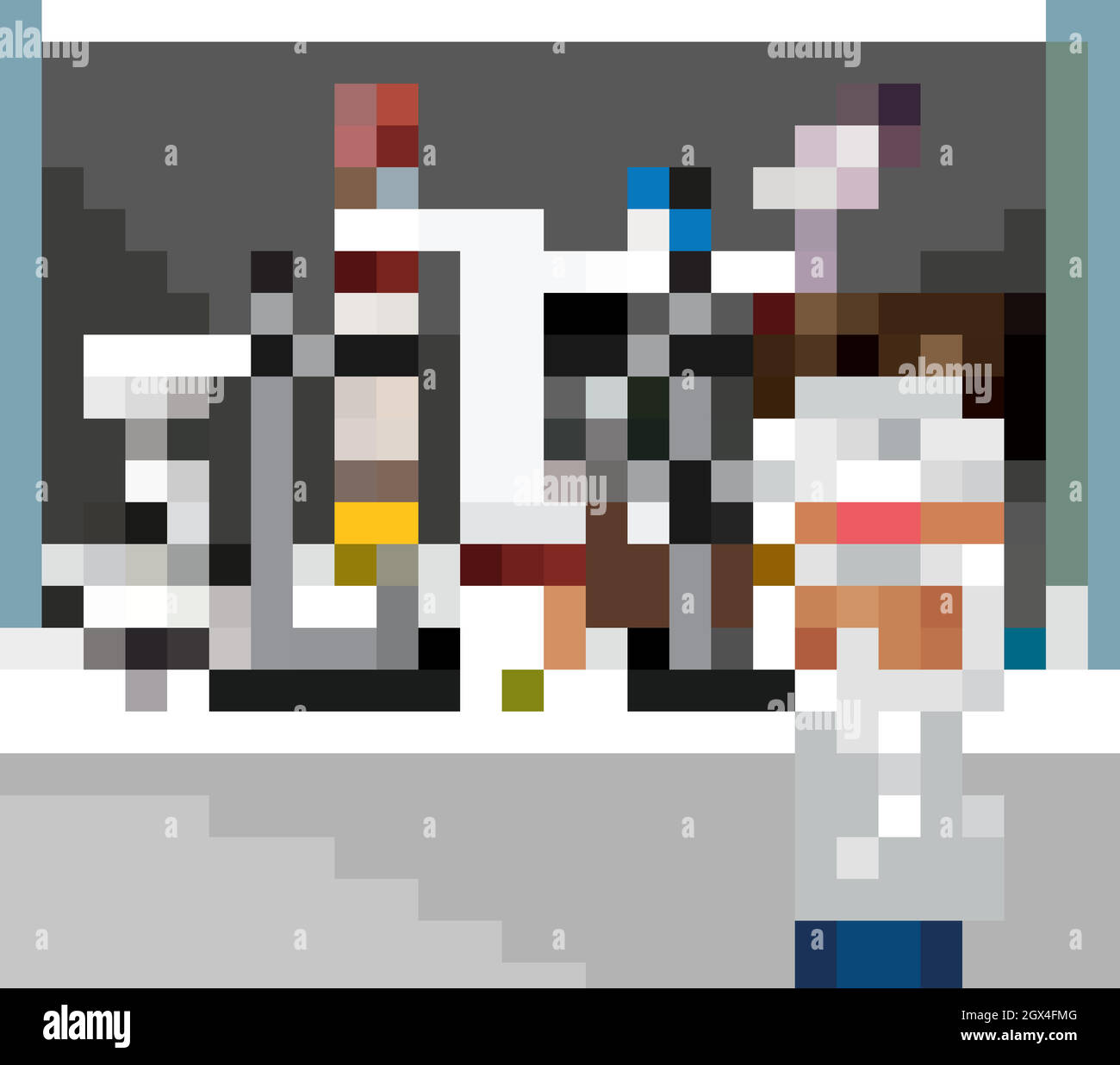 Salle de classe avec professeur de sciences et équipements Illustration de Vecteur