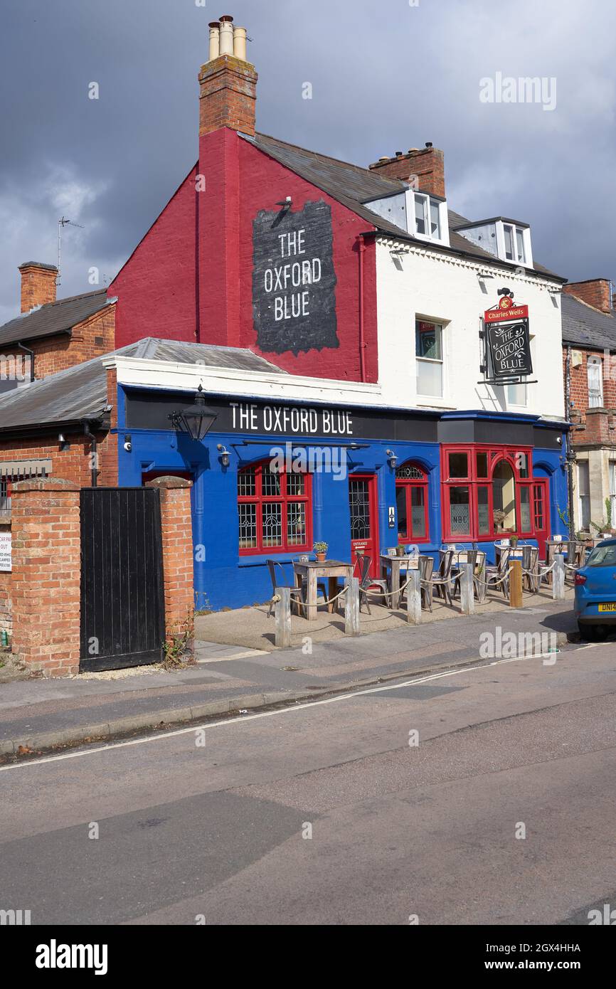 Le pub Oxford Blue, Marston Street, Oxford Banque D'Images