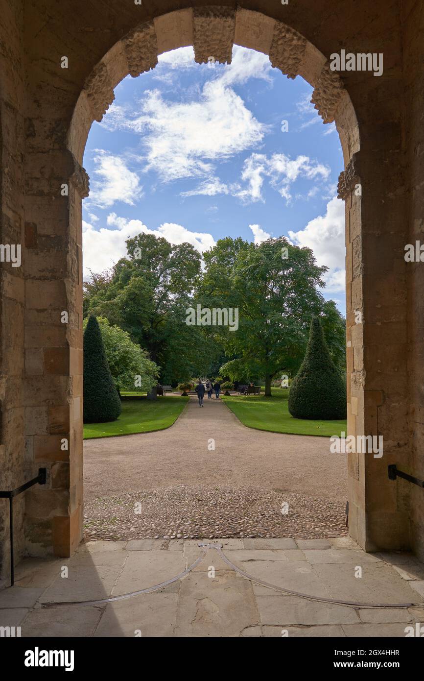 L'entrée du jardin botanique et de l'arboretum d'Oxford Banque D'Images