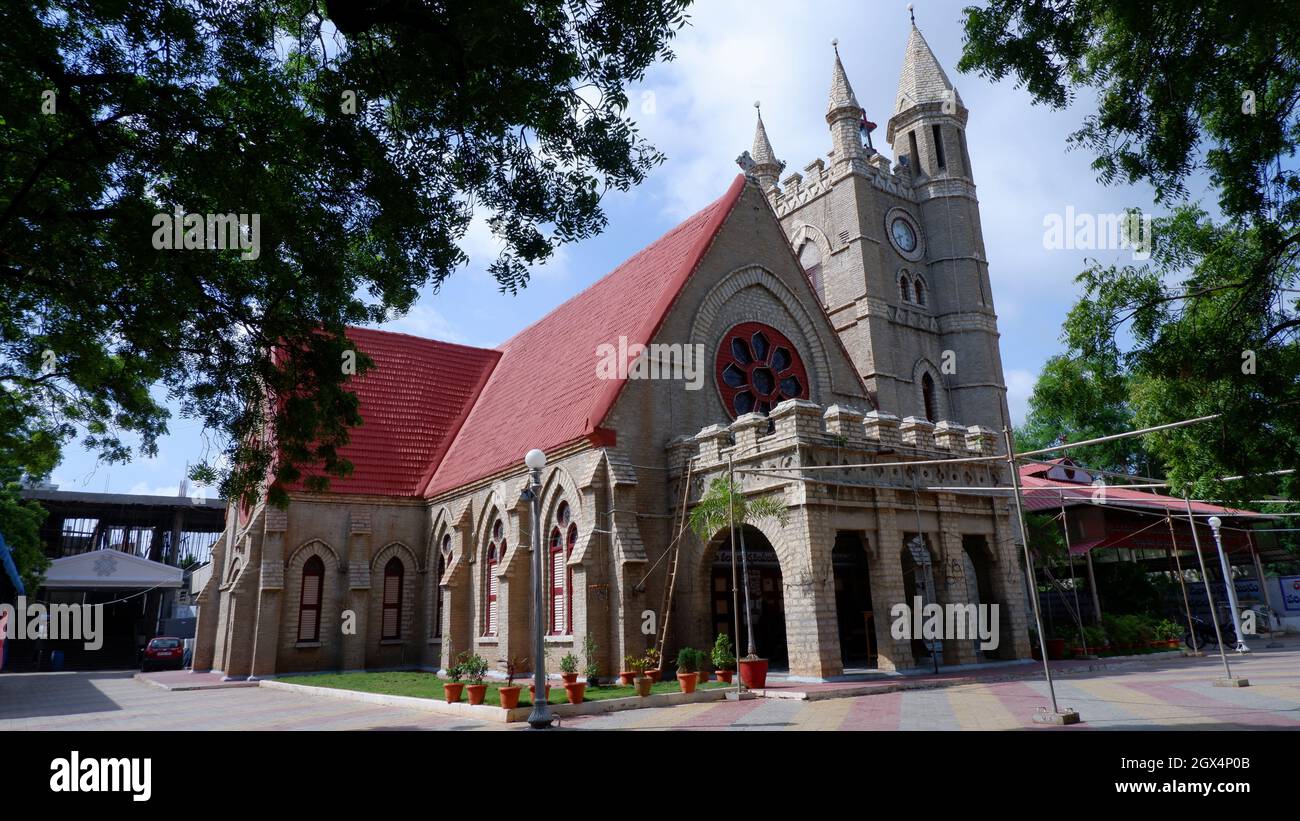 Église baptiste du centenaire de Coles, Kurnool, Andhra Pradesh, Inde Banque D'Images
