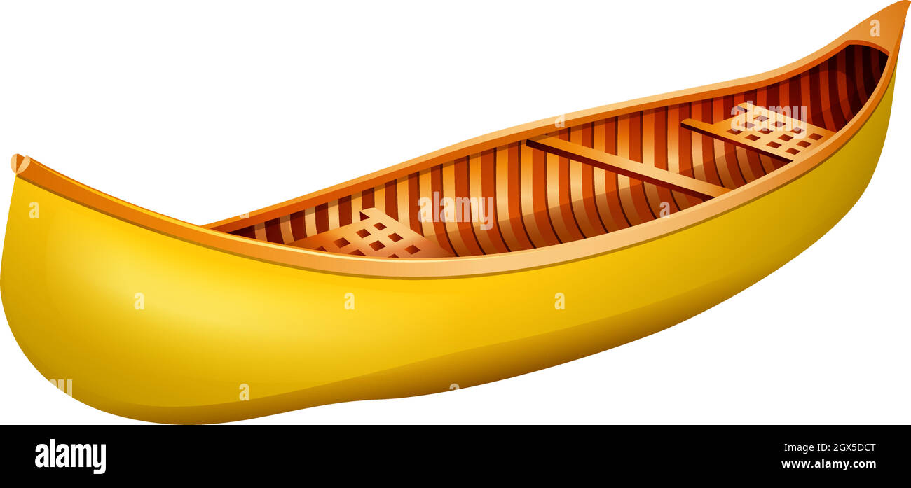 Canoe Illustration de Vecteur