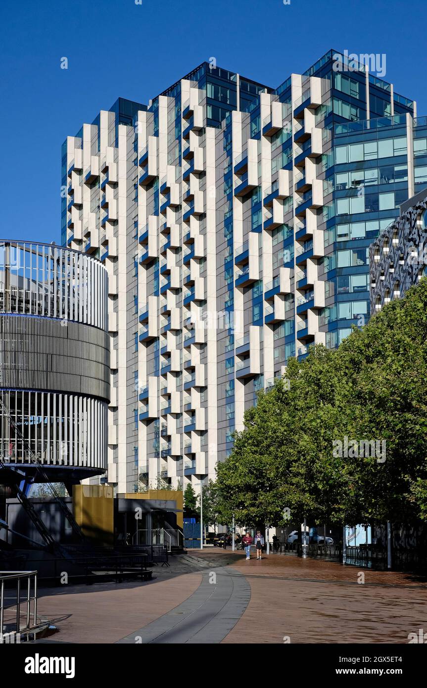 Appartements à l'O2 Arena, nord de greenwich, londres, angleterre Banque D'Images