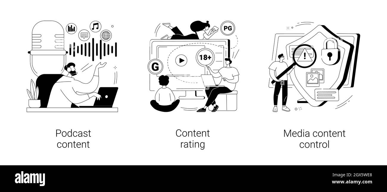 Illustrations vectorielles de concepts abstraits de marketing captivant. Illustration de Vecteur