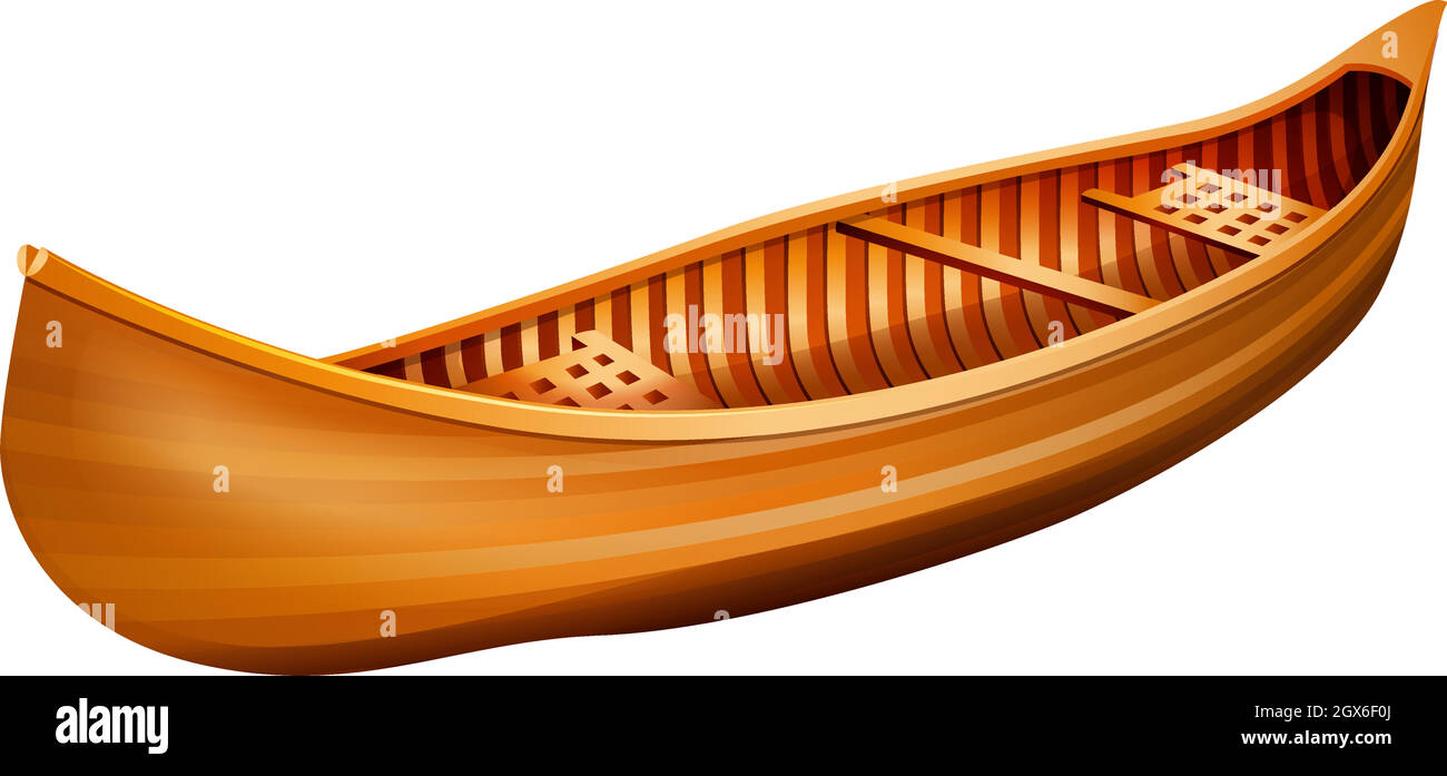 Canoe Illustration de Vecteur