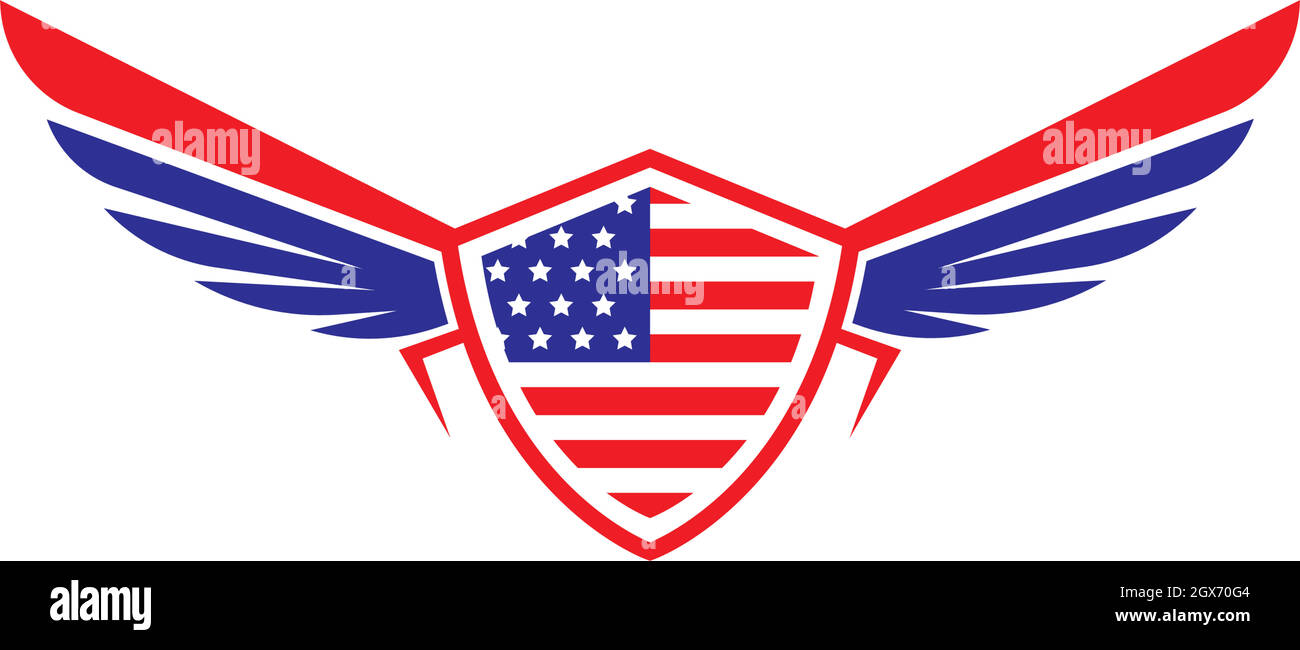 motif d'illustration de vecteur de défense de drapeau américain Illustration de Vecteur