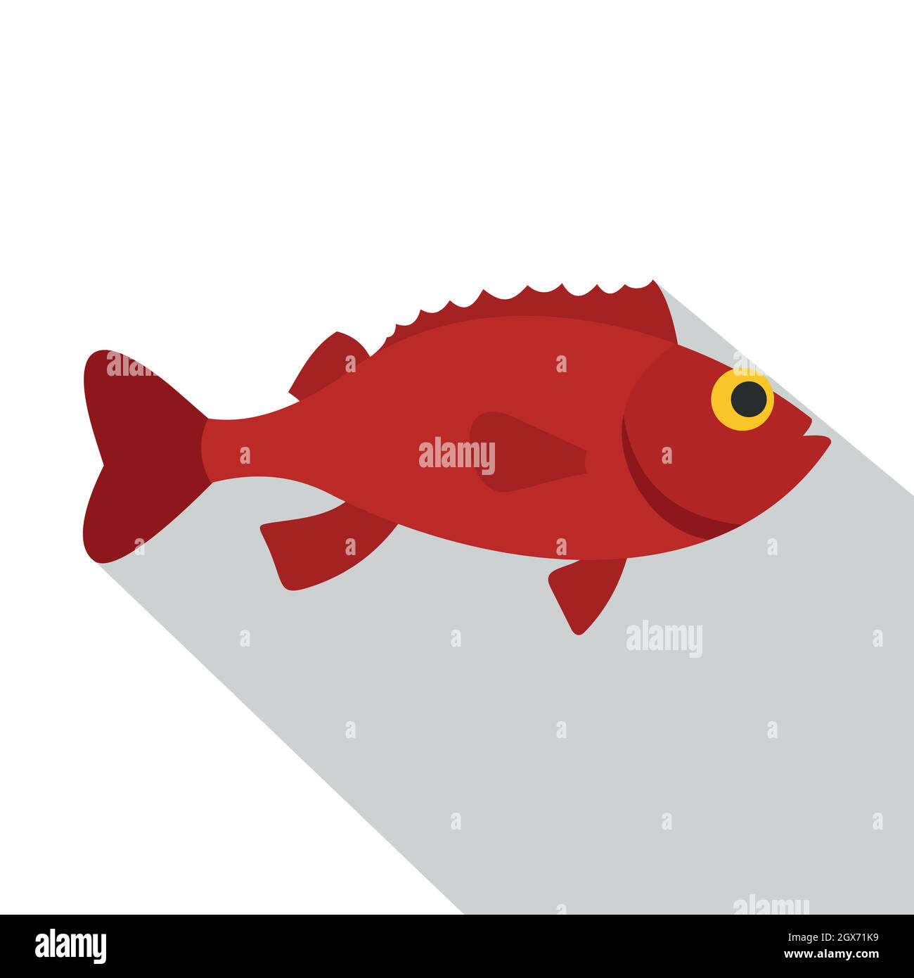 Perche rouge Banque d'images vectorielles - Alamy