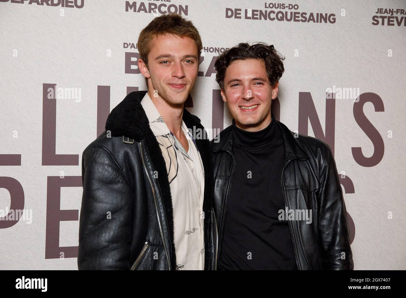 Benjamin Voisin, Vincent Lacoste assiste à la première d'illusions