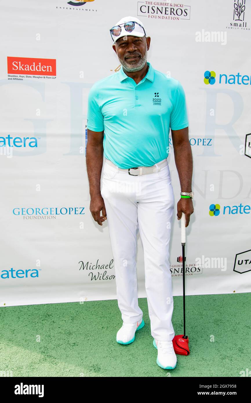 Dennis Haysbert participe au 14e tournoi annuel de golf Celebrity de la Fondation George Lopez au Lakeside Country Club, Burbank, CA, le 4 octobre 2021 Banque D'Images