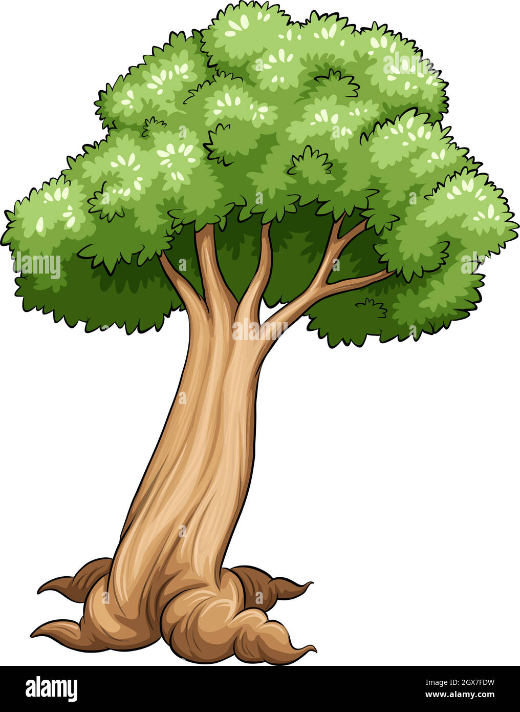 Un arbre Illustration de Vecteur