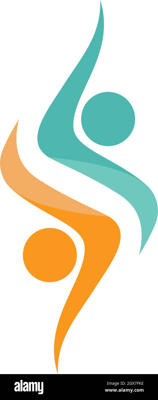 Réseau social, communautaire et modèle de conception de l'icône Illustration de Vecteur