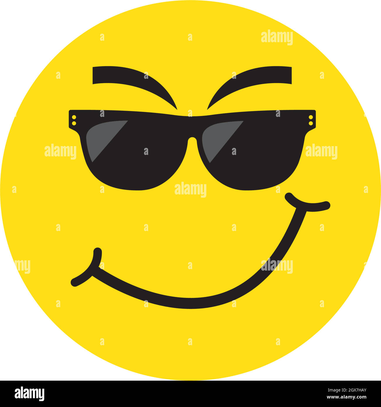 illustration d'arrière-plan émotiji sourire Illustration de Vecteur