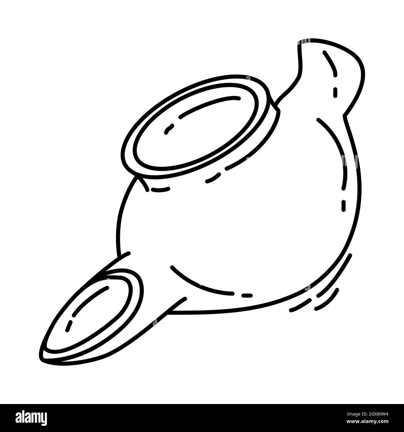 Objets islamiques antiques partie des objets historiques musulmans dessiné à la main Icon Set Vector. Illustration de Vecteur