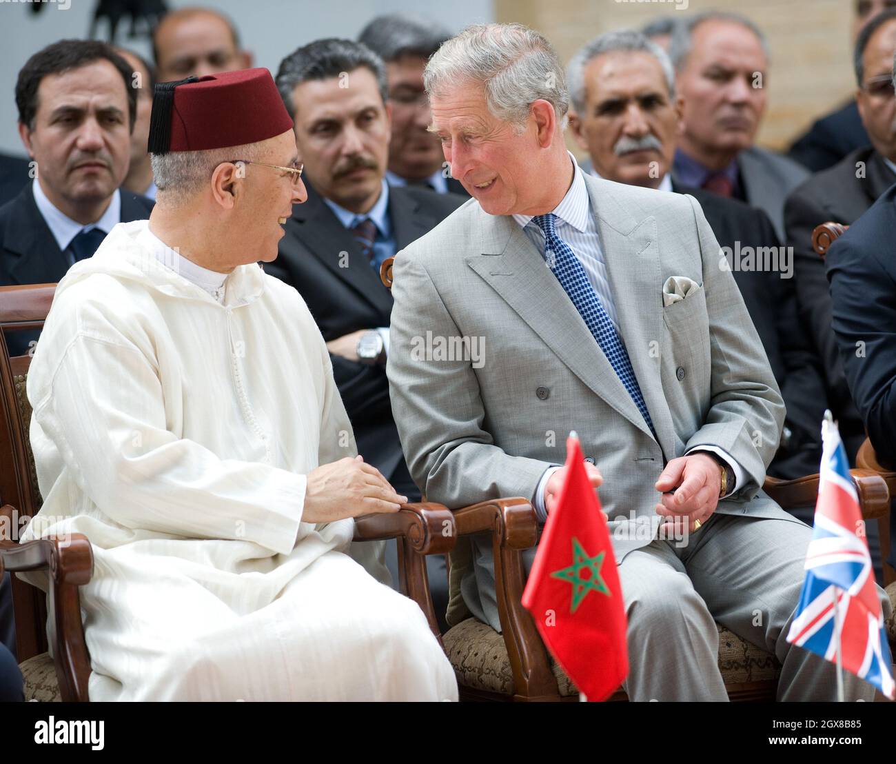 Le Prince Charles, Prince de Galles, visite le musée Batha à Fès, au Maroc Banque D'Images