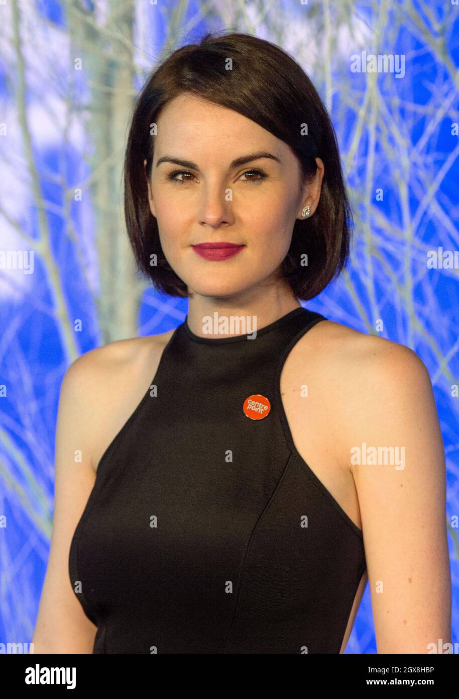 Michelle Dockery arrivant pour le Gala des blancs d'hiver du Centerpoint, qui s'est tenu au Palais de Kensington, à Londres. Banque D'Images