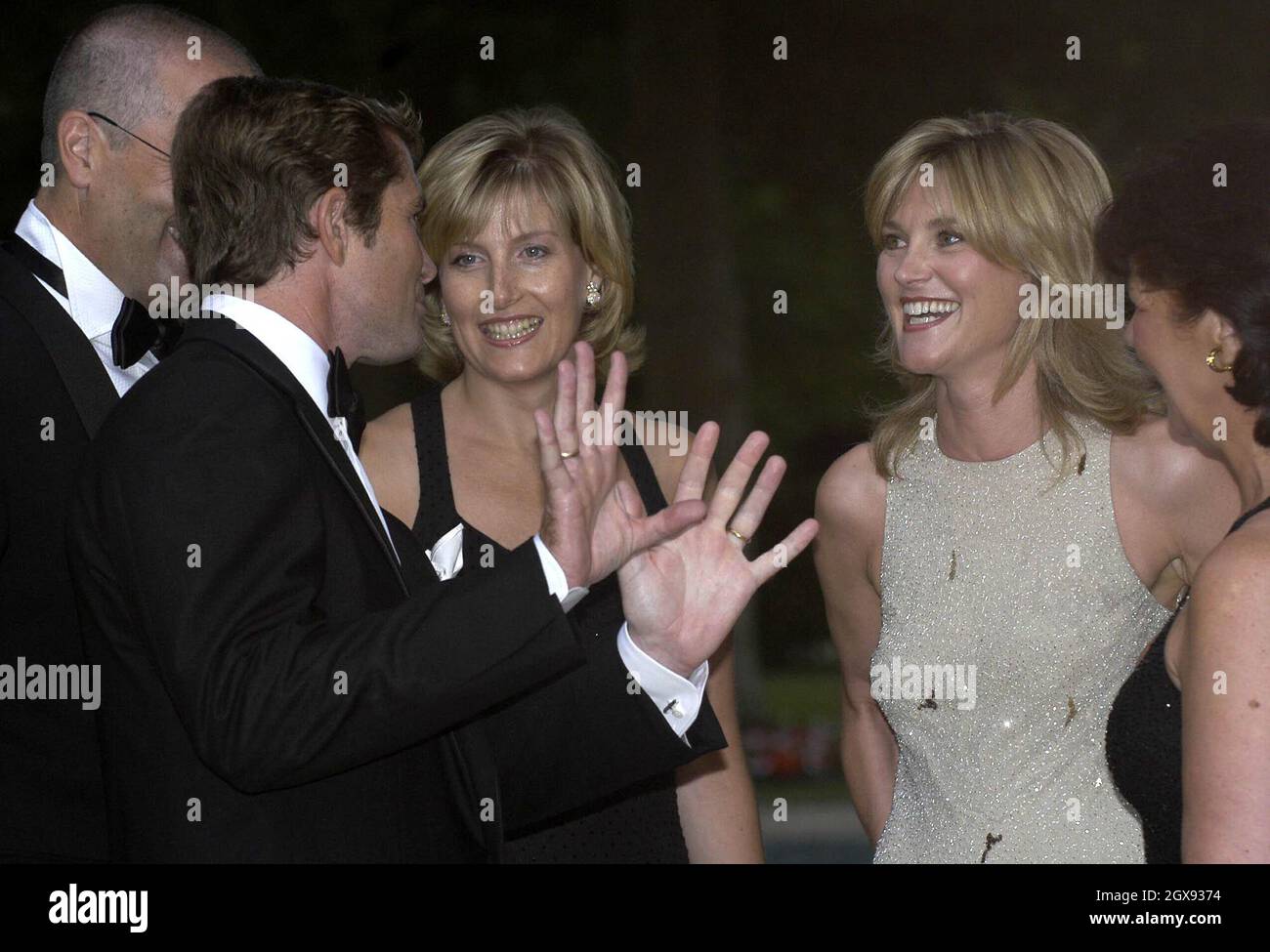 ANTHEA TURNER AVEC LA COMTESSE DE WESSEX ET GRANT BOVEY À L'ÉVÉNEMENT CARITATIF À SURREY. Banque D'Images