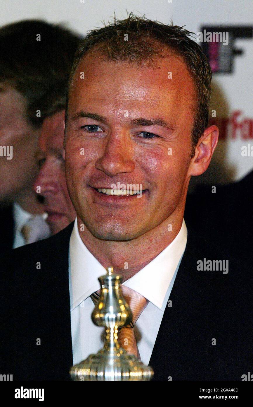 Alan Shearer au prix HMV Lifetime Achievement du Grosvenor House Hotel. Banque D'Images