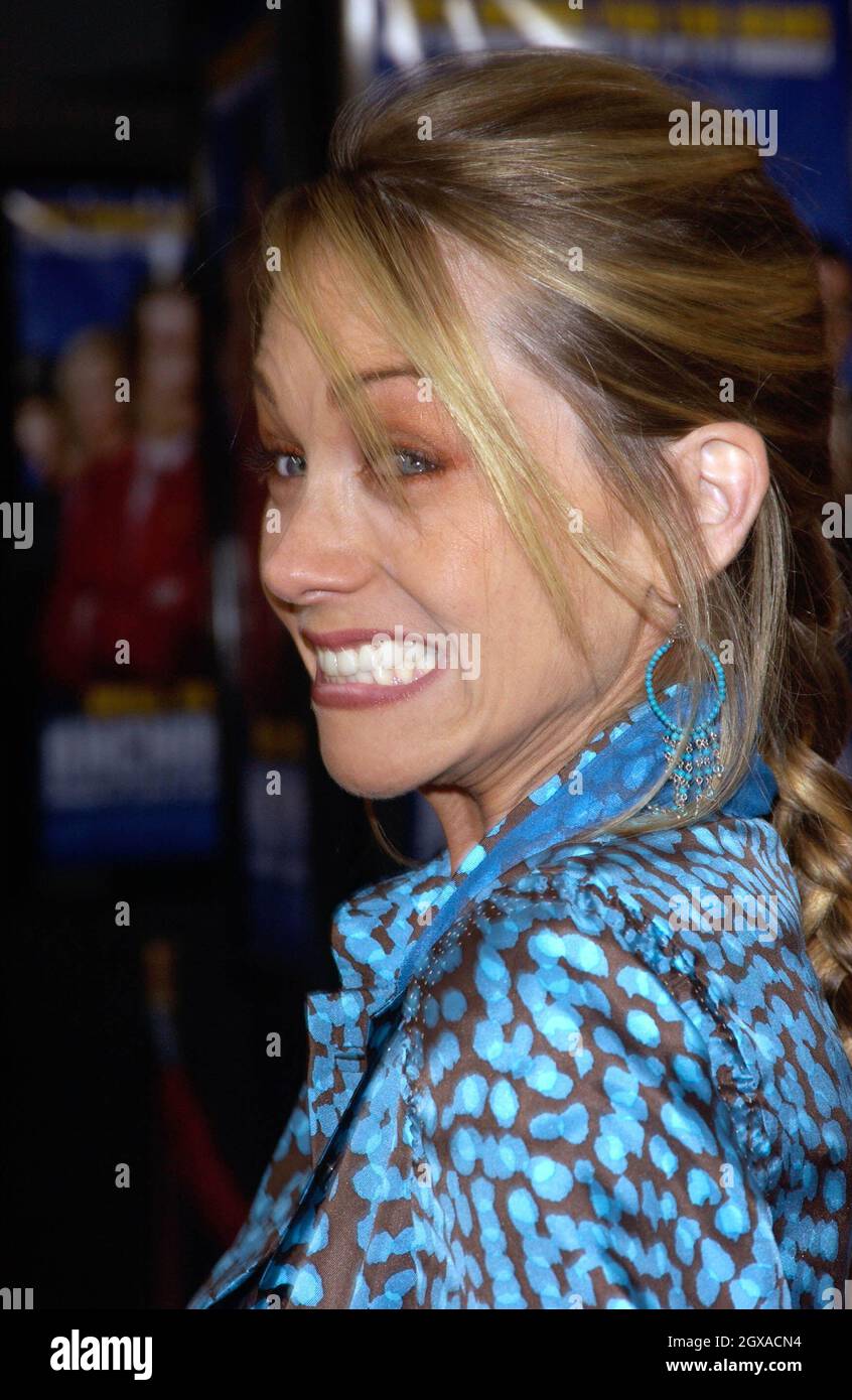 Christine Taylor à la première d'Anchorman à Los Angeles : la légende de Ron Burgundy à Los Angeles, en Californie. Banque D'Images