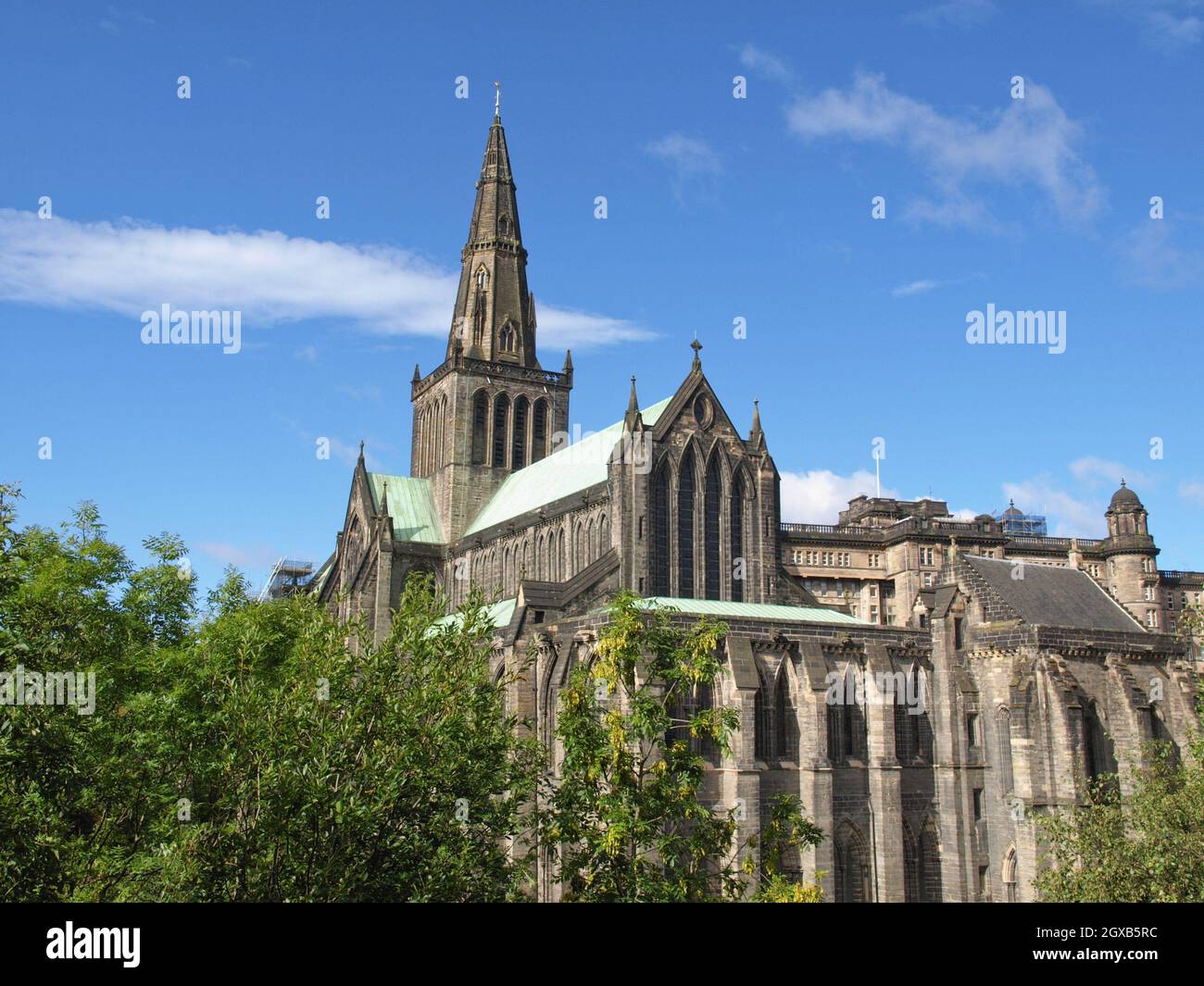 Cathédrale de Glasgow alias High Kirk de Glasgow ou St Kentigern ou St Mungo. Banque D'Images