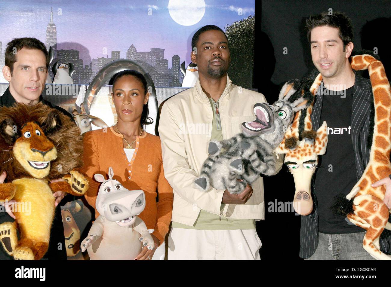 Ben Stiller, Jada Pinkett Smith, Chris Rock et David Schwimmer au