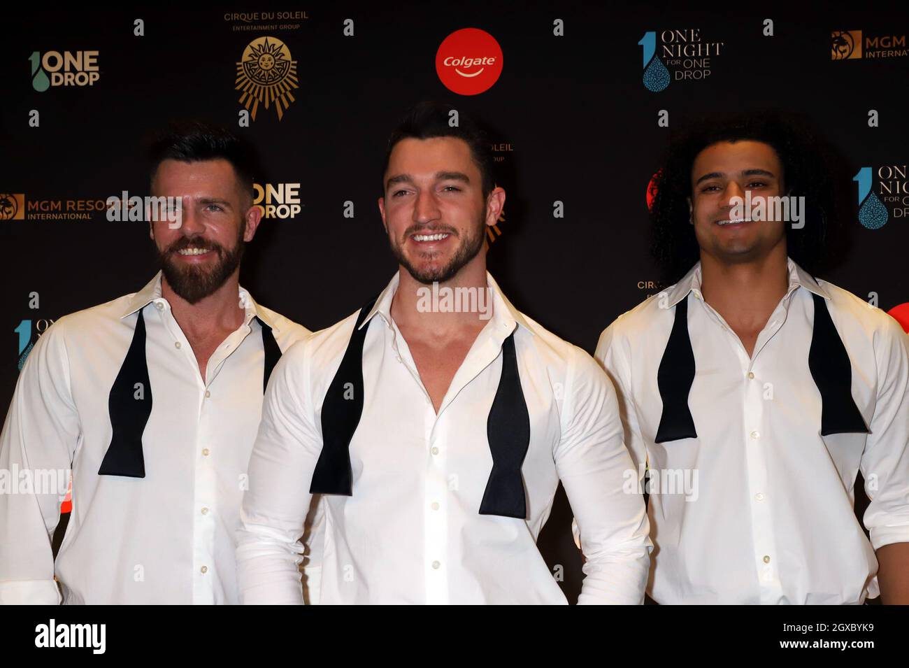 Chippendales assistez à la 7e édition annuelle « une nuit pour une goutte » du tapis bleu Premiere Banque D'Images