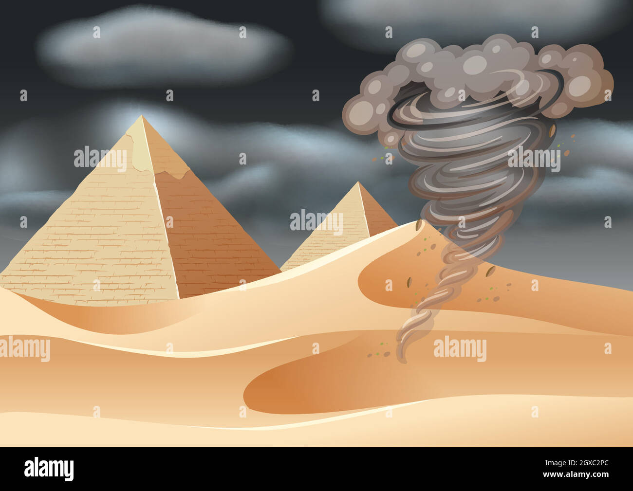 Tornade de sable Banque de photographies et d’images à haute résolution ...