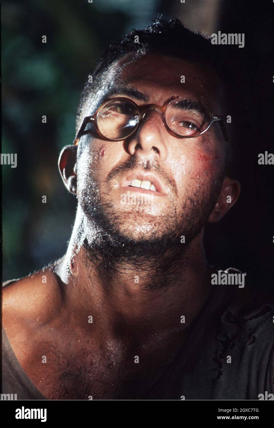 Dustin Hoffman, de caractère comme Louis Dega, sur le tournage du film papillon en 1973. Banque D'Images