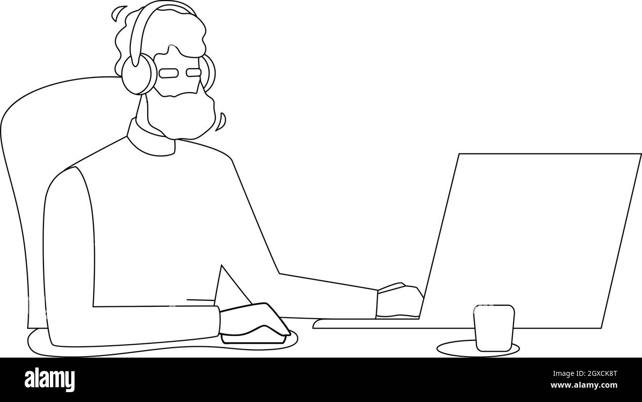 Illustration du vecteur informatique de programmation de développement de codeur manuel Illustration de Vecteur