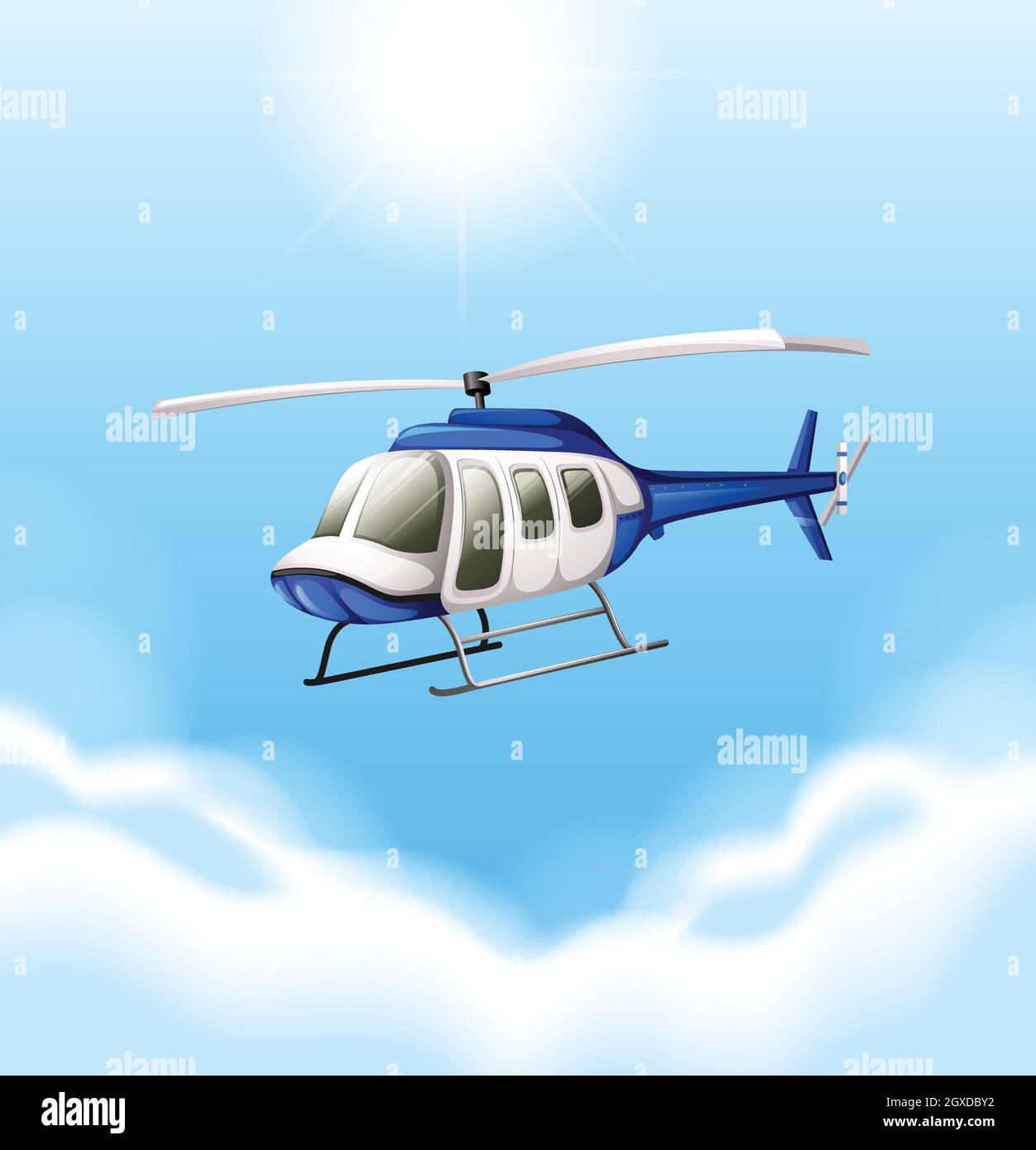 Un broyeur volant Illustration de Vecteur