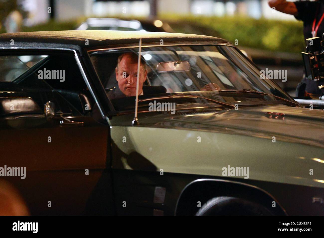 Washington, DC, États-Unis. 4 octobre 2021. Woody Harrelson sur le set des plombiers de la Maison Blanche à Washington, DC le 4 octobre 2021. Crédit : Mpi34/Media Punch/Alamy Live News Banque D'Images