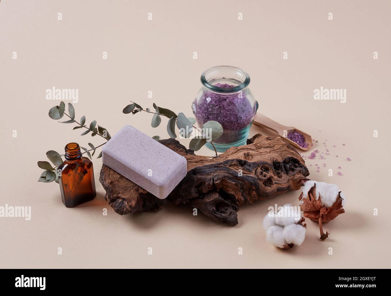 Produits de spa et de soins de santé Banque D'Images